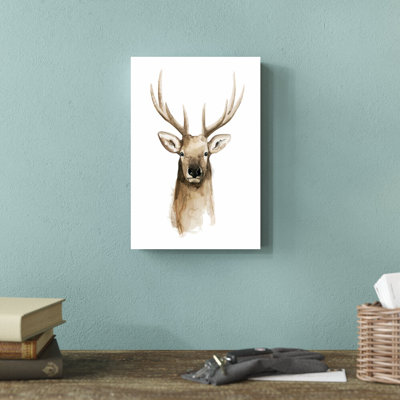 " Watercolor Elk Portrait II " by Grace Popp
