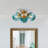 Pritee Glass Semi Flush Mount