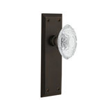 New York Plate with Crystal Victorian Knob