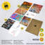 Giallobus - Set 10 Poster Da Parete - Raccolta Astratti Moderni 3 - Carta Patinata - | 2 X A3 42X30cm | 4 X A4 30X21cm | 4 X A5 21X15cm | - Senza CORNICI - Stampe Moderne Soggiorno