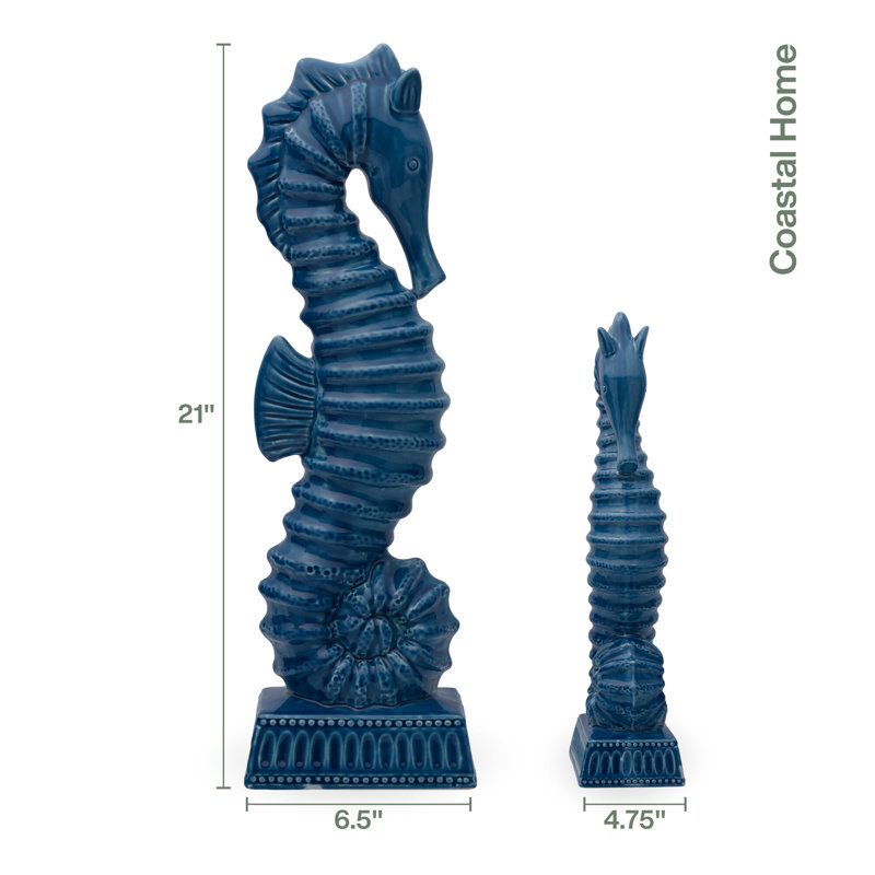 Figurine Fitz and Floyd Coastal Home, bleu