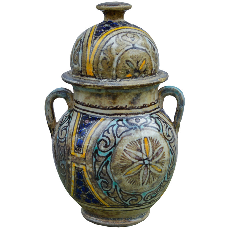 Handmade Ceramic Table Vase, Floral