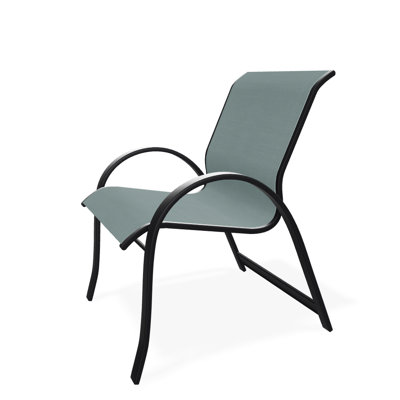 Hiraku Stacking Patio Dining Armchair