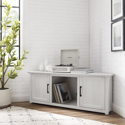 Rozier Unfinished Corner TV Stand for TVs up to 65"