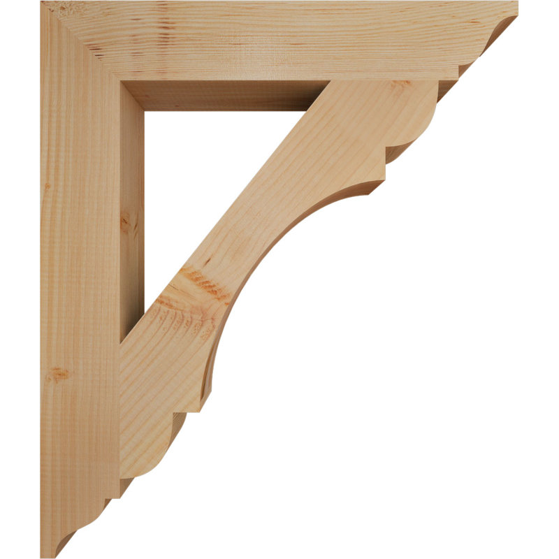 Support olympique traditionnel, H 28 po x l 3,5 po x P 24 po, Douglas (lisse)