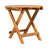 Adjustable Foldable Wood End Table, Finish, Easy To Store, Multi - Purpose Utility Setup