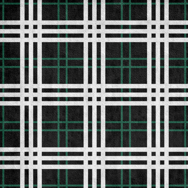 Bath Towel, Stealth Black/Gotham Green/White, Polyester/Cotton Blend
