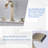 Widespread Faucet 2-handle 3 Hole Sink Brass Bathroom Faucet