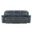 88.6'' Genuine Leather Zero Gravity Power Recliner Sofa with USB Port-117030401