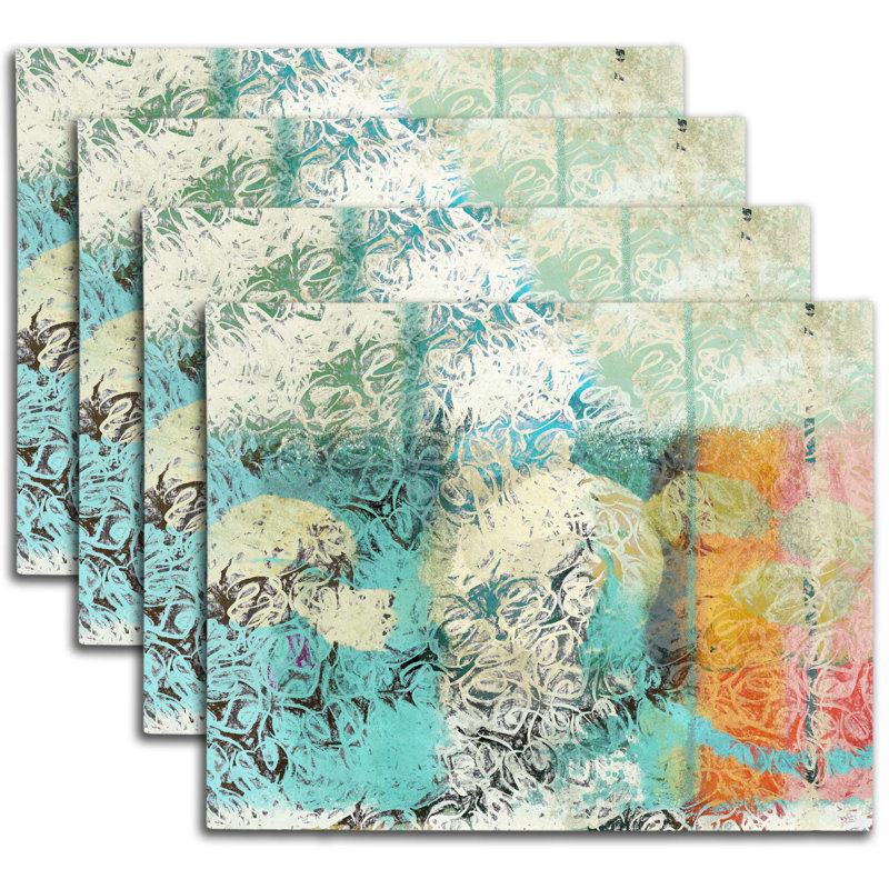 Napperon abstrait en polyester