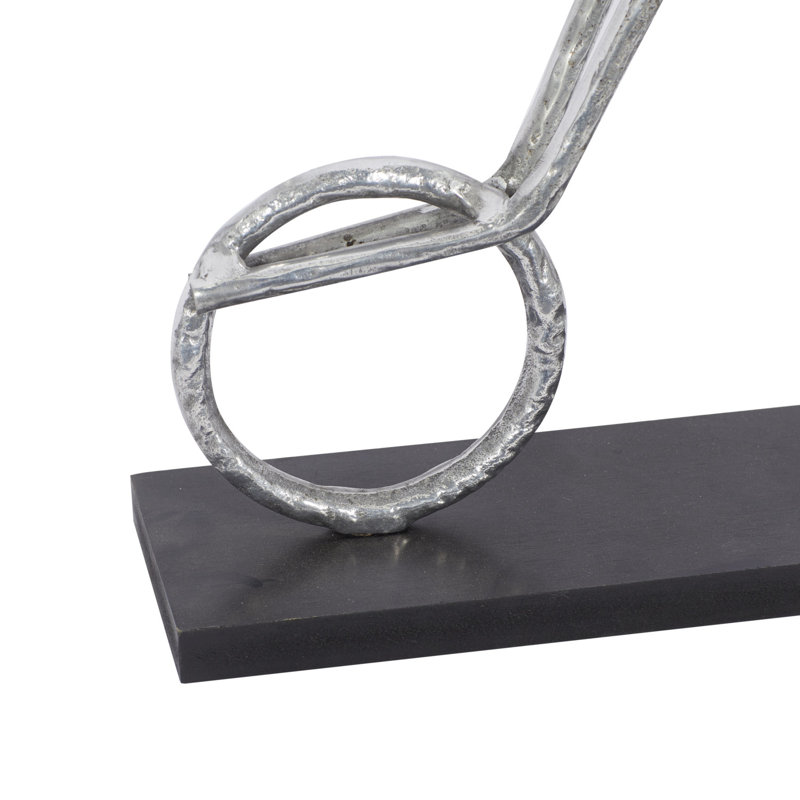 Sculpture de cycle en aluminium Vandalia