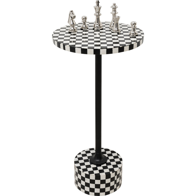Side Table Domero Chess Black