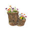 Pot de fleurs simulé
