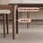 Modern deluxe rectangular rock plate dining table