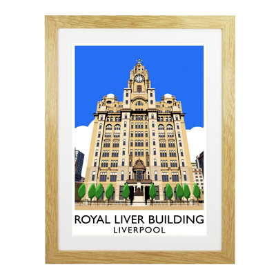 'Royal Liver Building' 1 Piece Wall Art