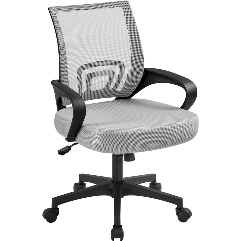  Mesh Desk Chair, Grey, Black