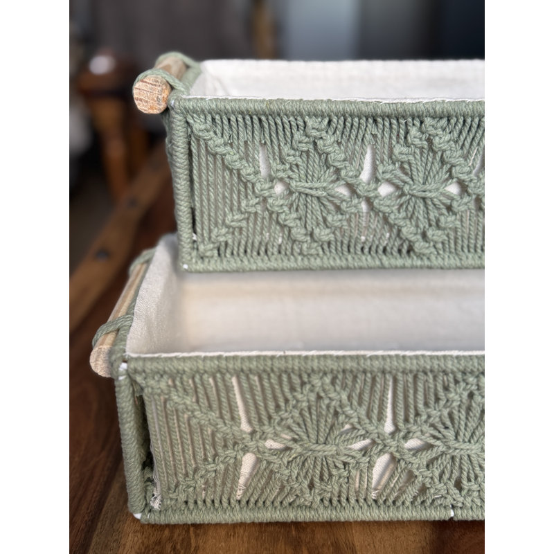Rebrilliant Fabric Decorative Basket