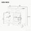 Meuble-lavabo simple 30 po avec plateau Phileas-1263603667