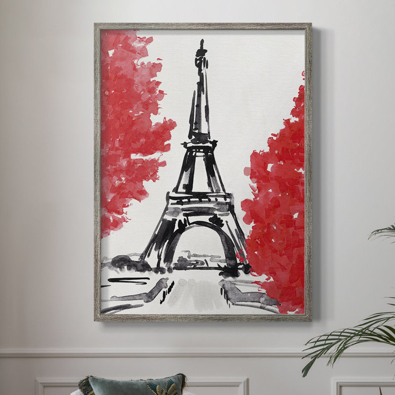 Day in Paris II Framed Print - Solid Wood