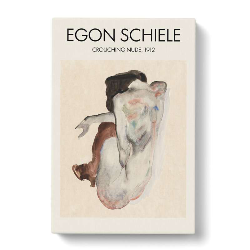 Portrait of a Woman Vol.8 by Egon Schiele - Wrapped Canvas, 50cm H x 35cm W x 3cm D