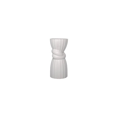Vase en céramique blanc mat