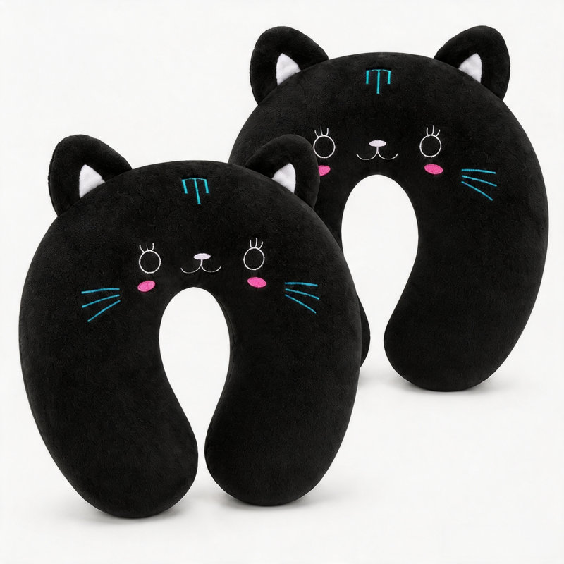 【Rentrée scolaire】 Ensemble de 2 coussins en forme de U pour enfant