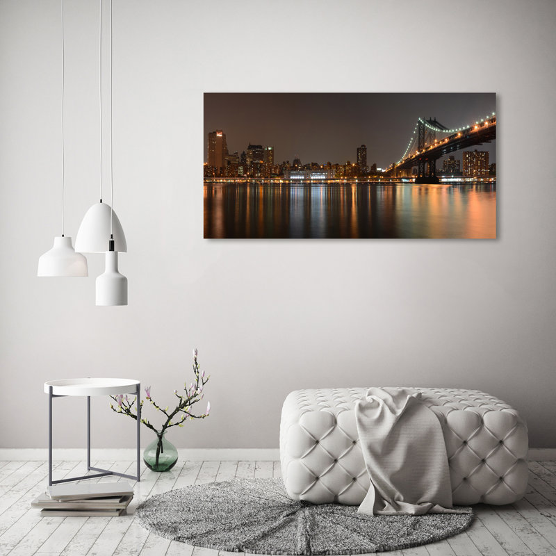 Between The Bridges - Wrapped Canvas Print