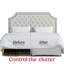 Jupe de lit de 16 po avec jupes de lit en microfibre brossée plissée-24825981-24825977
