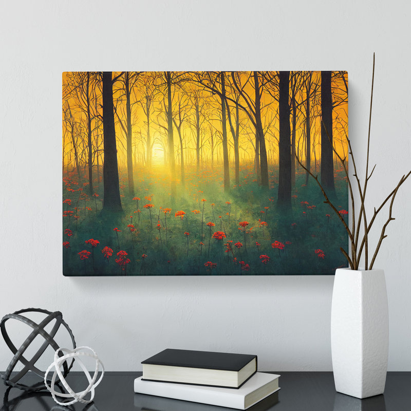 Summer Forest Sunrise Vol.1 - Wrapped Canvas