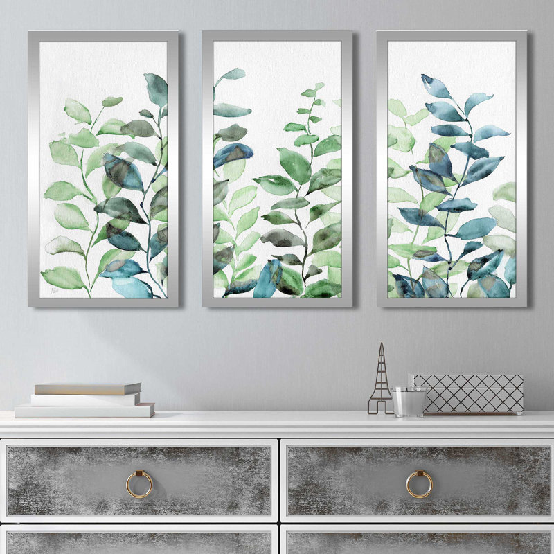 " Cascade " 3 - Pieces, 33.5" H x 52.5" W x 1" D