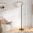63" Arced Floor Lamp With 3-color Temperature Bulb-1320431071