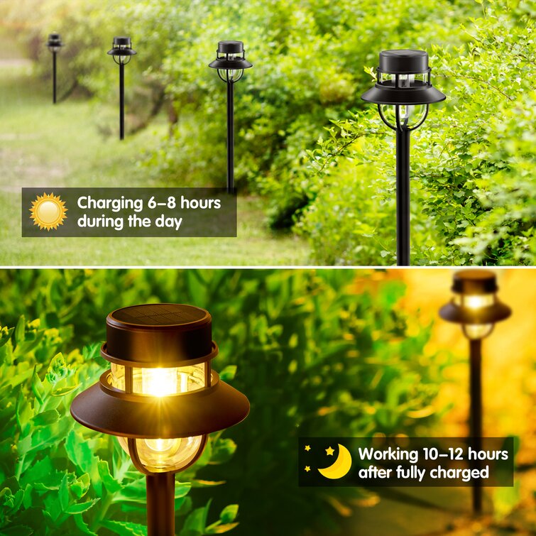 KOOPER 10.3'' Solar Powered Integrated LED Outdoor Lantern