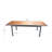 Chouinard 8 - Person Teak Metal Patio Dining Set with Rectangular Table-725236823