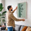 Bamboo Study Japandi - Wrapped Canvas-1376243537-1376243562