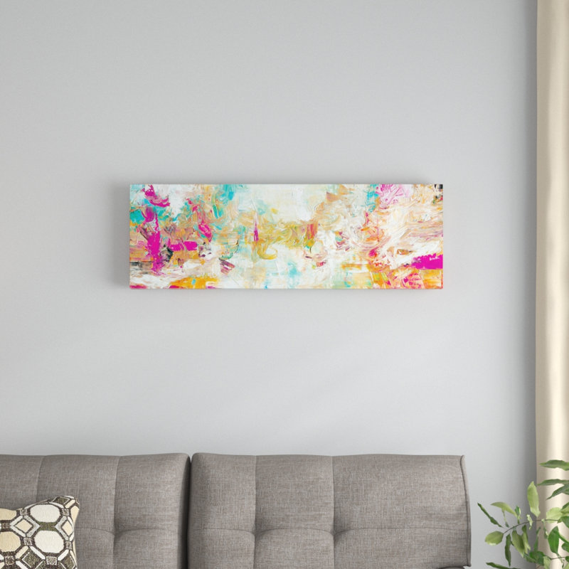 « spring », reproduction d’art sur toile, H 12 po x l 36 po x P 1,5 po
