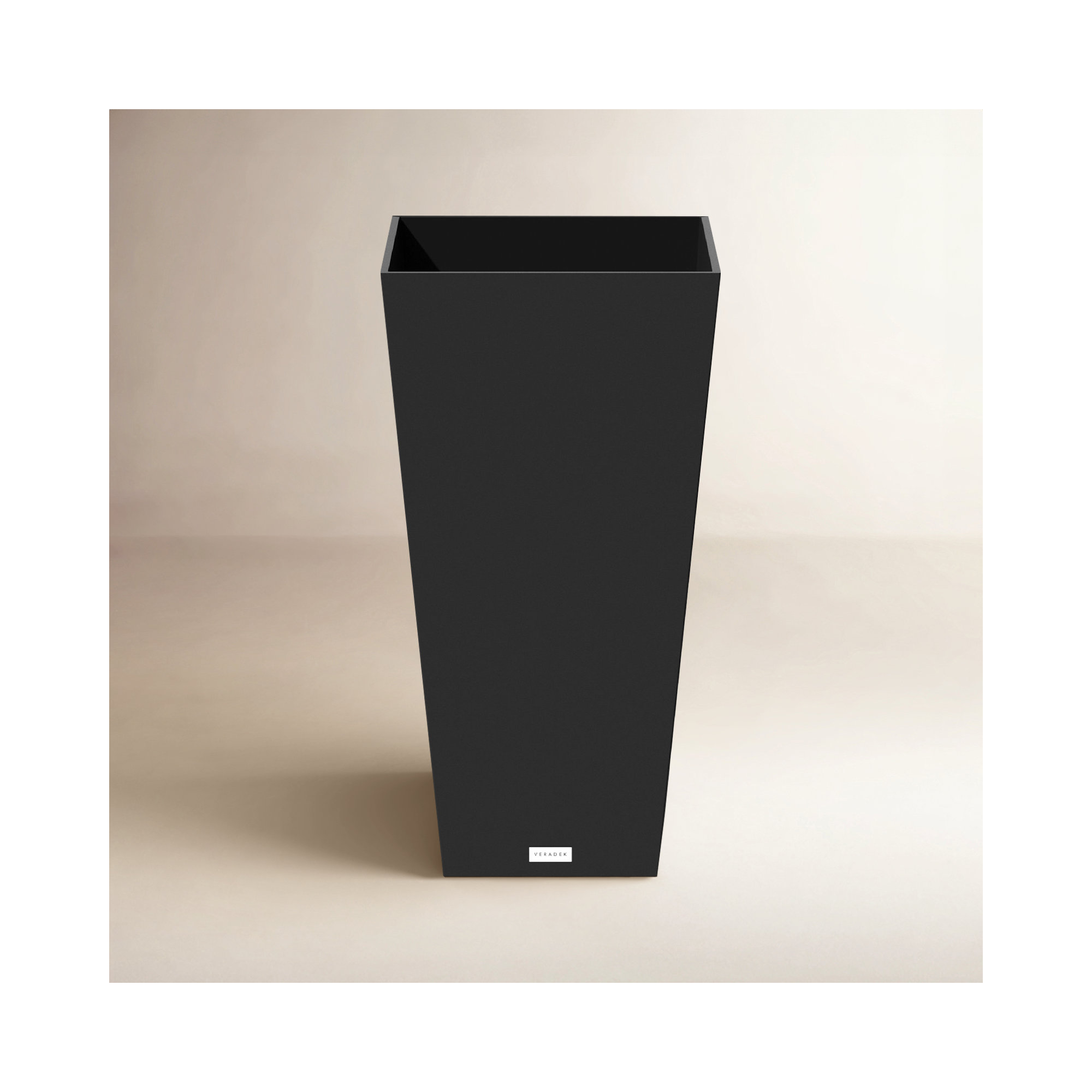 V-Resin Series Pot Planter, 1 pk, 30'' H x 15'' W x 15'' D
