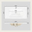 Meuble-lavabo 36 po Mid-Century avec lavabo, structure en bois massif et poignées en métal-1398775387-1401365630
