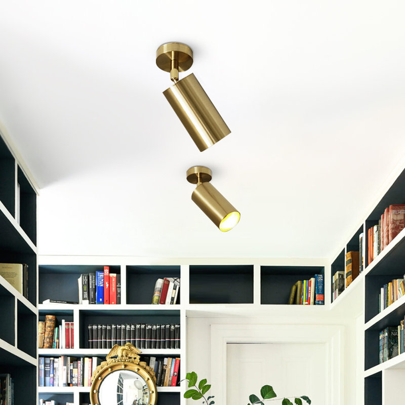 Brass Adjustable Swing Arm Track Head, PACK of 2