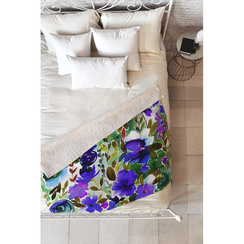 Couverture Amy Sia, L 60 po x l 50 po, Bleu