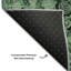 Tapis vert Prisco lavable à la machine de qualité supérieure-518768379