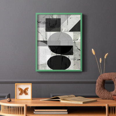 Abstract Neutrality II Framed Print - Solid Wood
