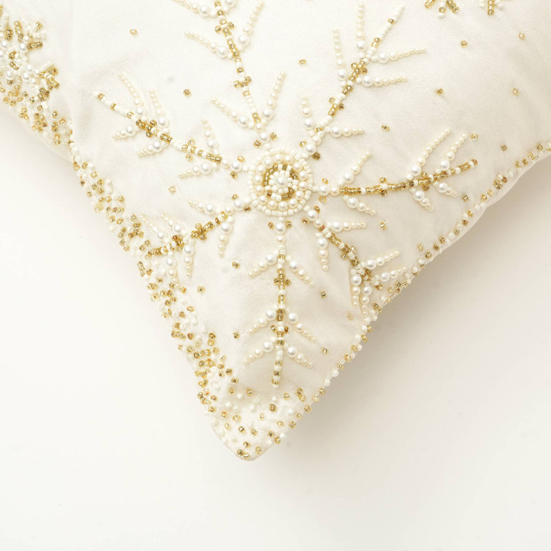 Throw Pillow | Whispering Snowfall Pillow | 18x18" | Decorative Pillow