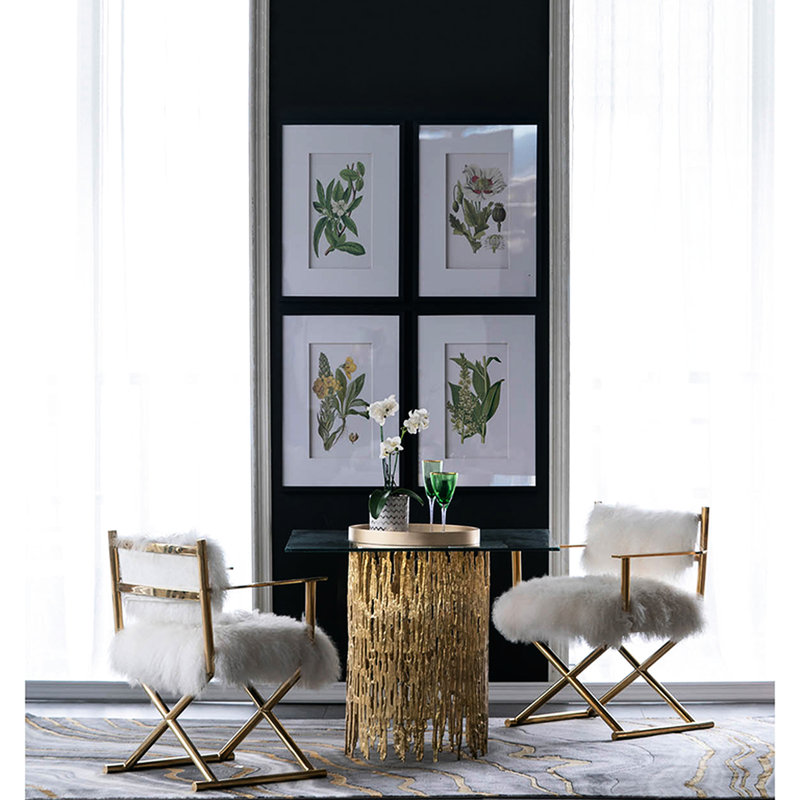 4 ornements muraux de fleurs, 20 x 28 po, pour la décoration intérieure à espaces multiples, élégance classique, pièces d'aspect naturel,
