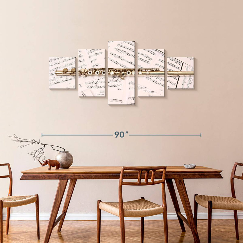 Concert Flute, 36" H x 80" W