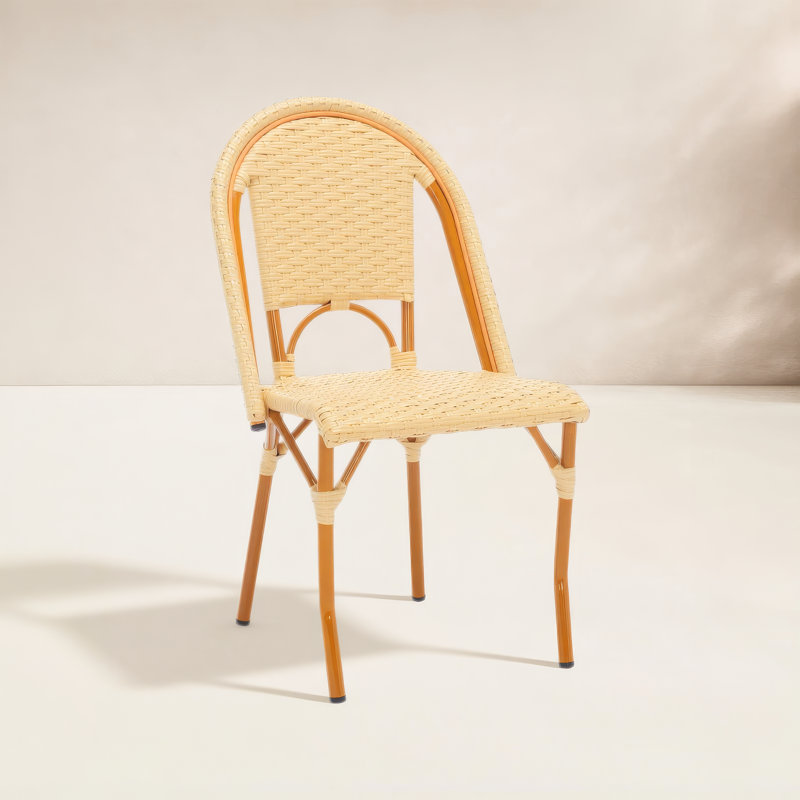 Chaise d'appoint Popplewell, Or / naturel