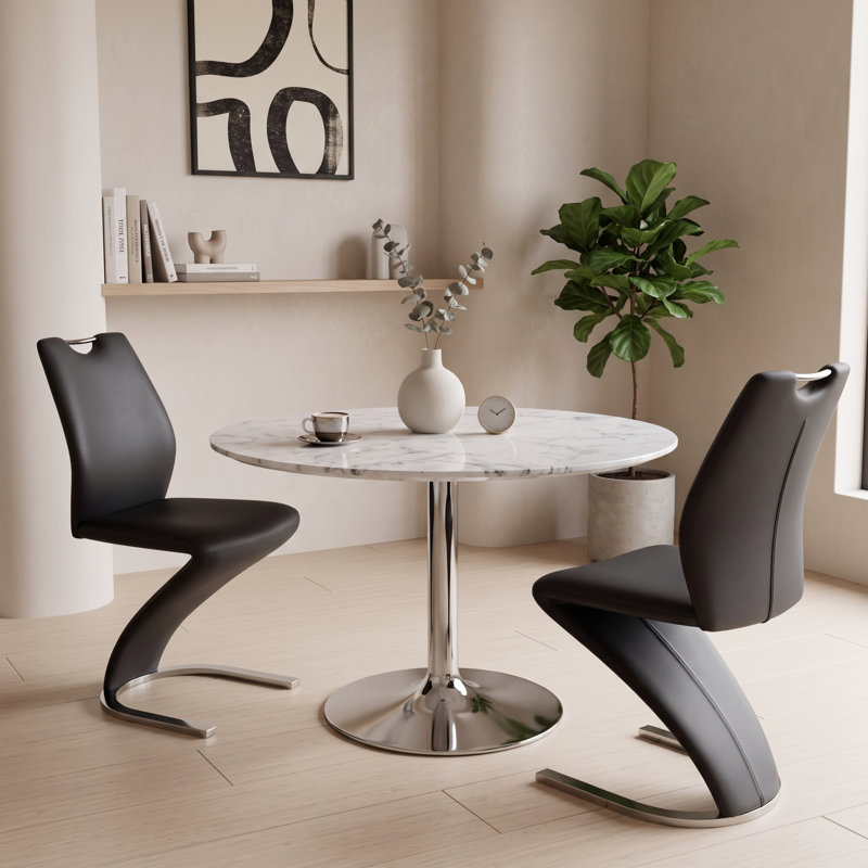 Cantilever Chair, Black, 2