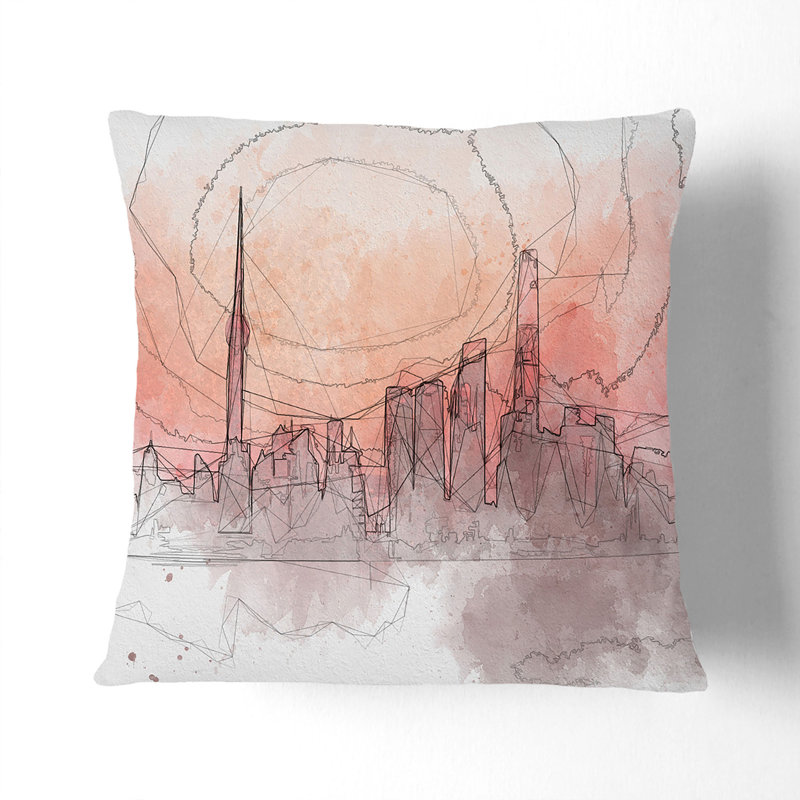 Square Throw Cushion, 55cm H x 55cm W x 20cm D