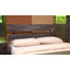 Ensemble de chambre avec lit plateforme 6 pièces Faun Brown: lit, commode, miroir, 2 tables de chevet, commode-1169671782