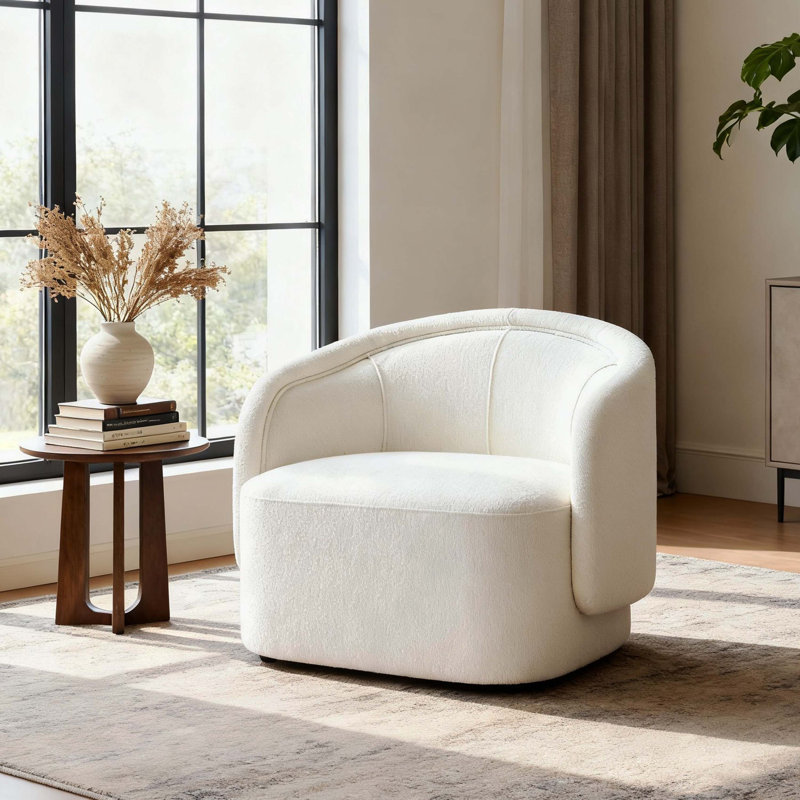 Chaise d'appoint Amanda, Crème