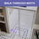 50'' - 54'' W x 72'' H Double Sliding Semi-Frameless Shower Door with SGCC Certified Clear Glass